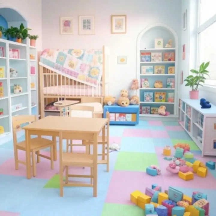 Różne produkty do pokoju dziecięcego: meble, pościele, dekoracje i oświetlenie