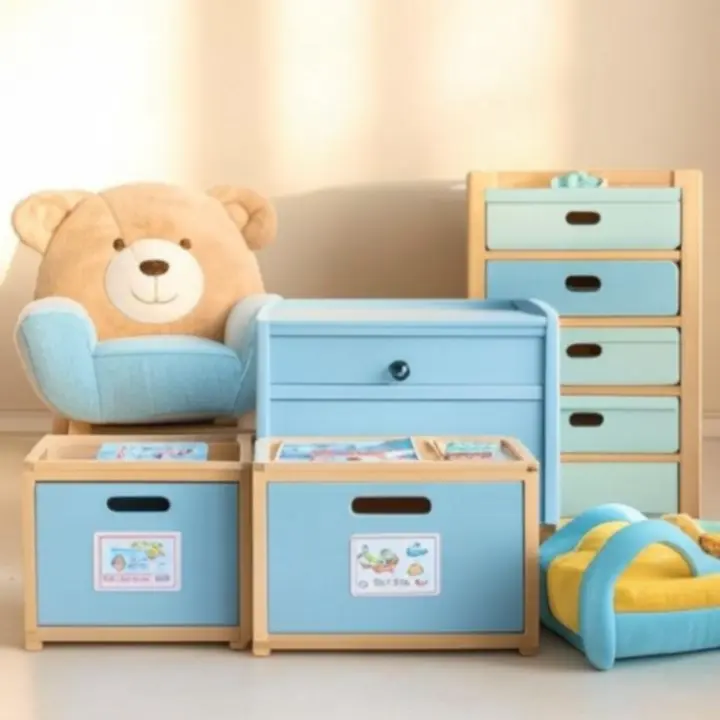 Zestaw najczęściej wybieranych produktów do pokoju dziecięcego.